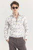 Leafstique Off-White Printed Shirt