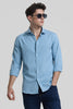 Blue Stripes Slim Fit Shirt