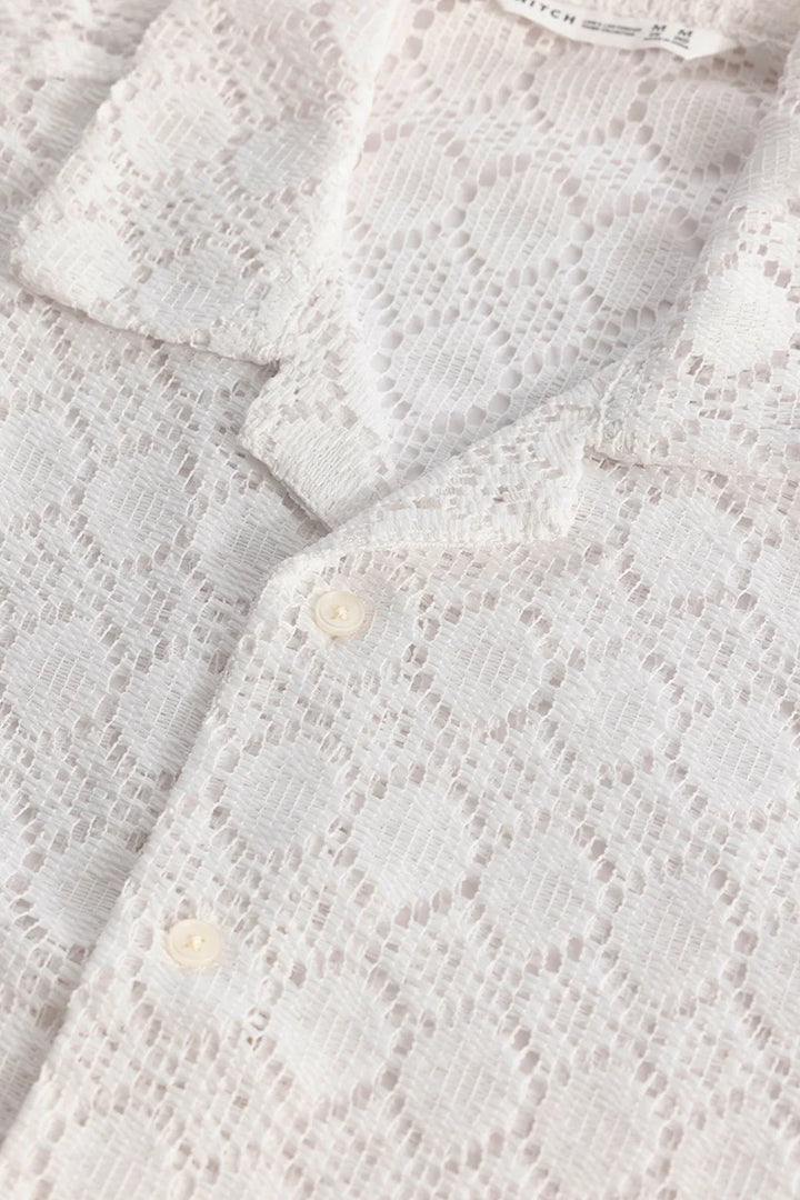 Giulietta Off White Crochet Shirts