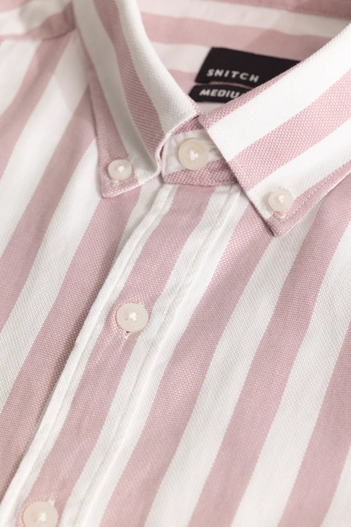 Light Pink Stripes Shirt