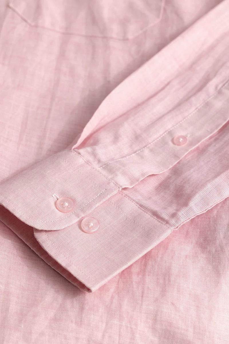 Camric Pink Linen Shirt