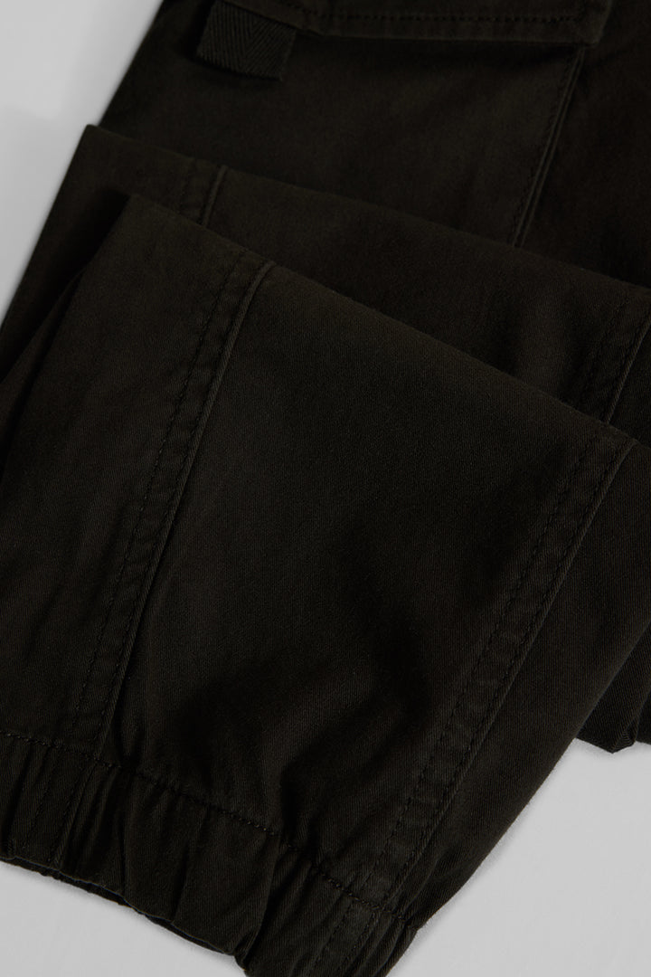 Olive Slim Fit Cargo Pants