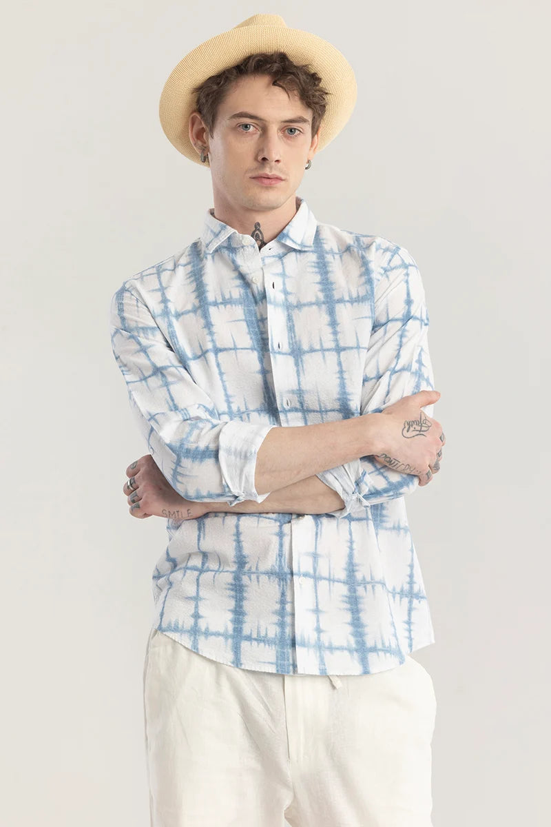 Patternoir Abstract Blue Shirt