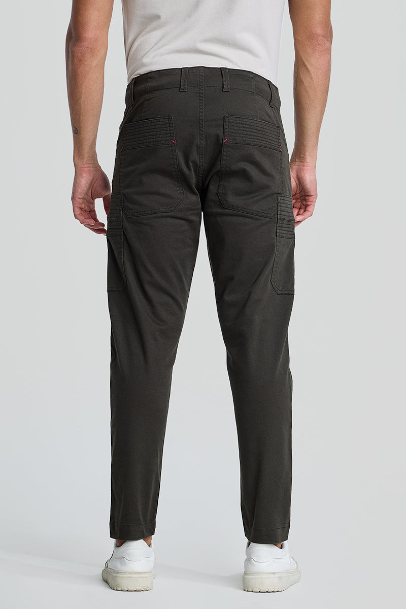 Olive Slim Fit Cargo Pants