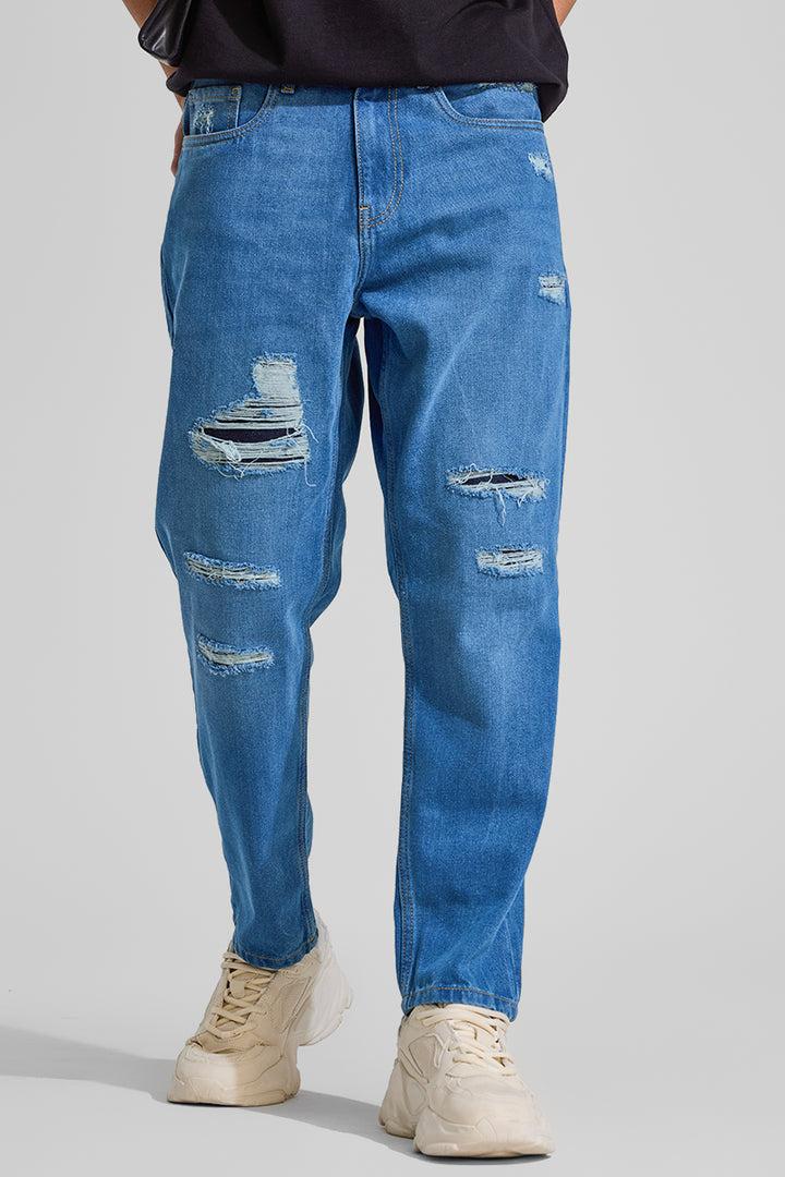 Blue Baggy Fit Jeans