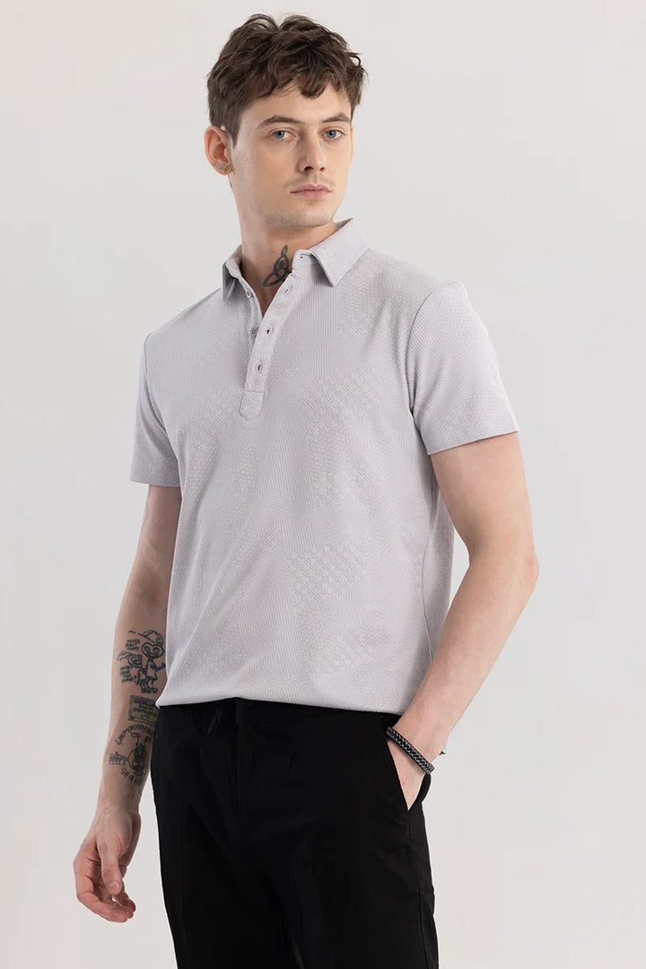 Meteor Grey Polo T-Shirt