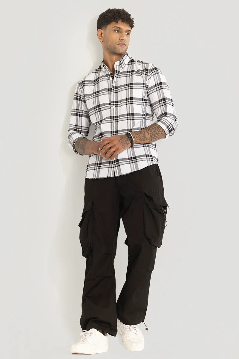 White Checks Oxford Shirt