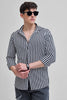 Black Stripes Slim Fit Shirt