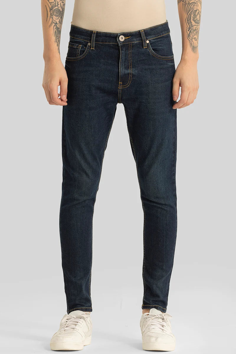 Delphine Navy Skinny Fit Jeans