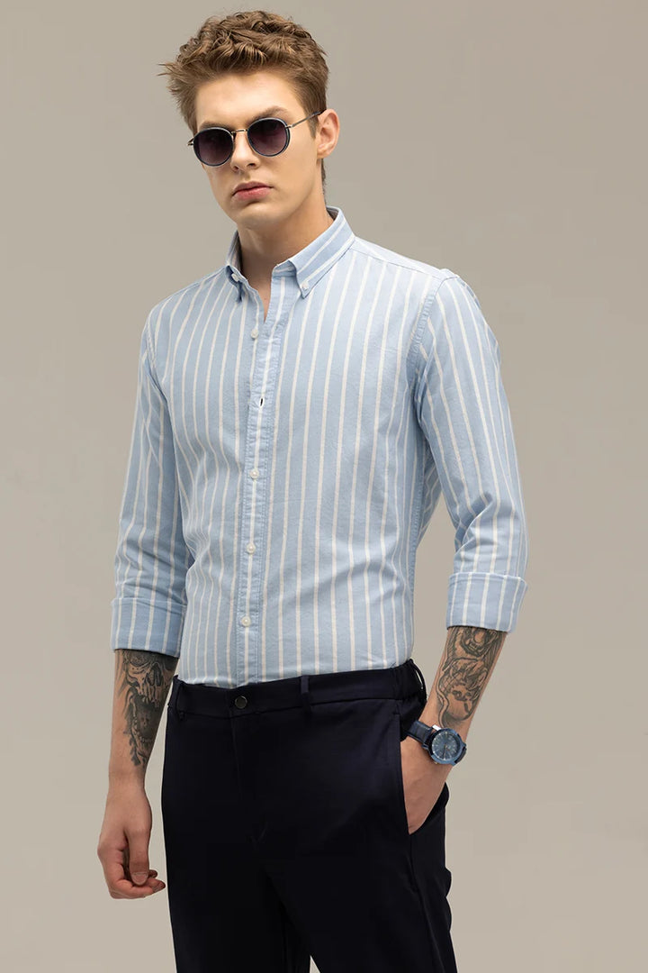 Bodil Blue Striped Shirt