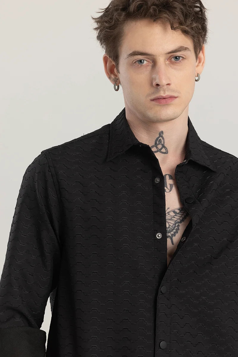 Wavique Black Shirt