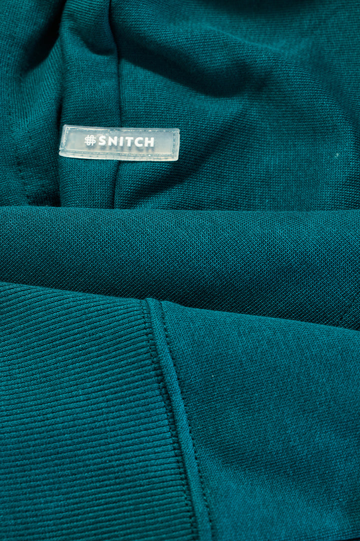 Core Lab Teal Solid Hoodie