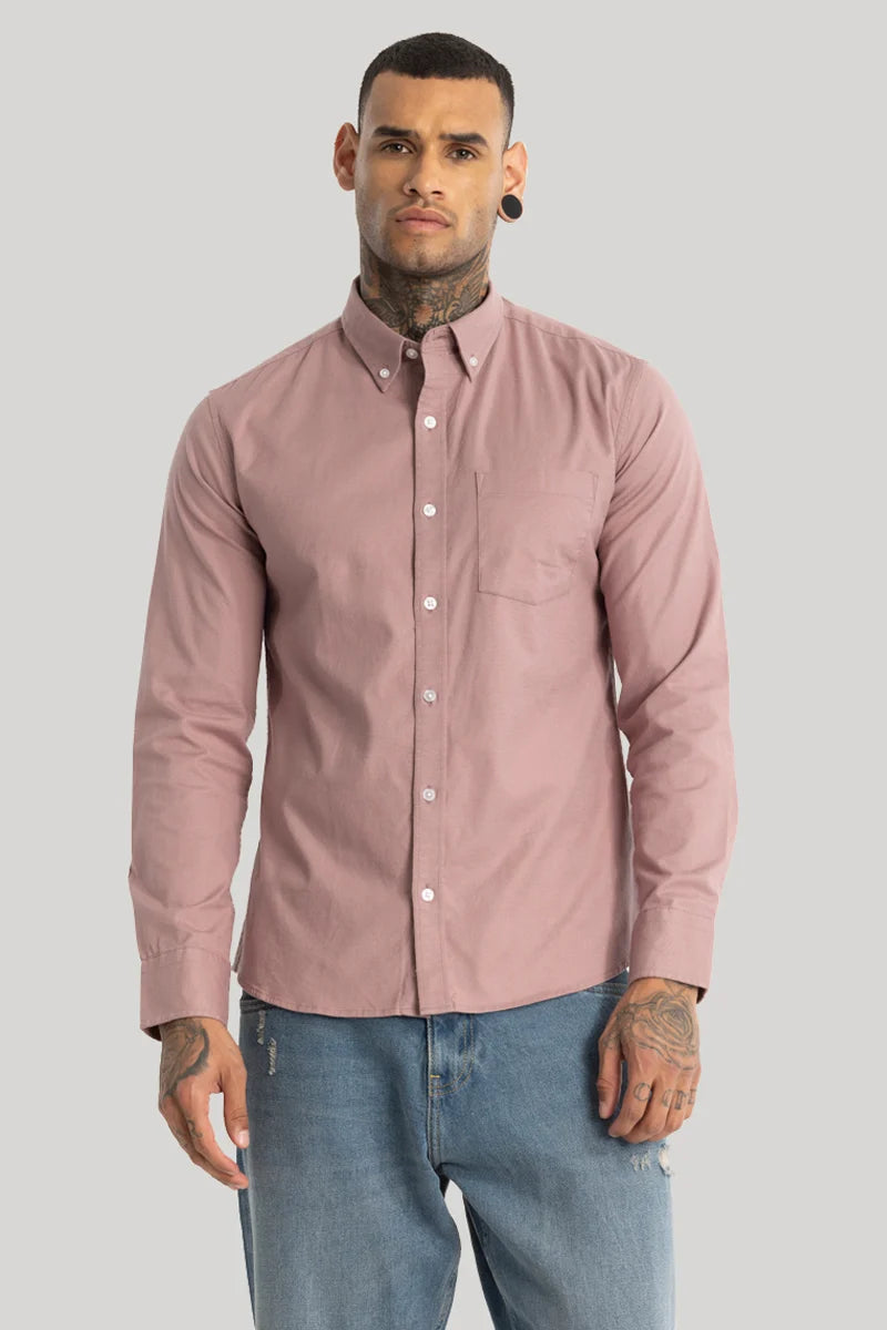 Mauve Oxford Shirt