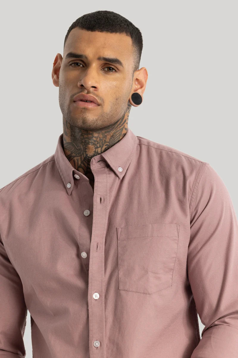 Mauve Oxford Shirt