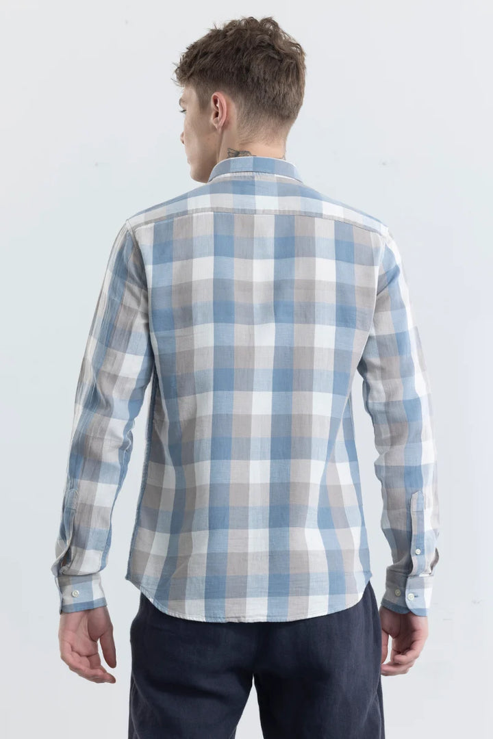 Corrado Blue Checks Shirt