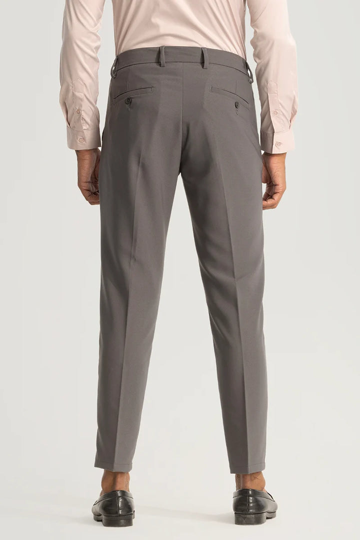 Grey Slim Fit Trousers