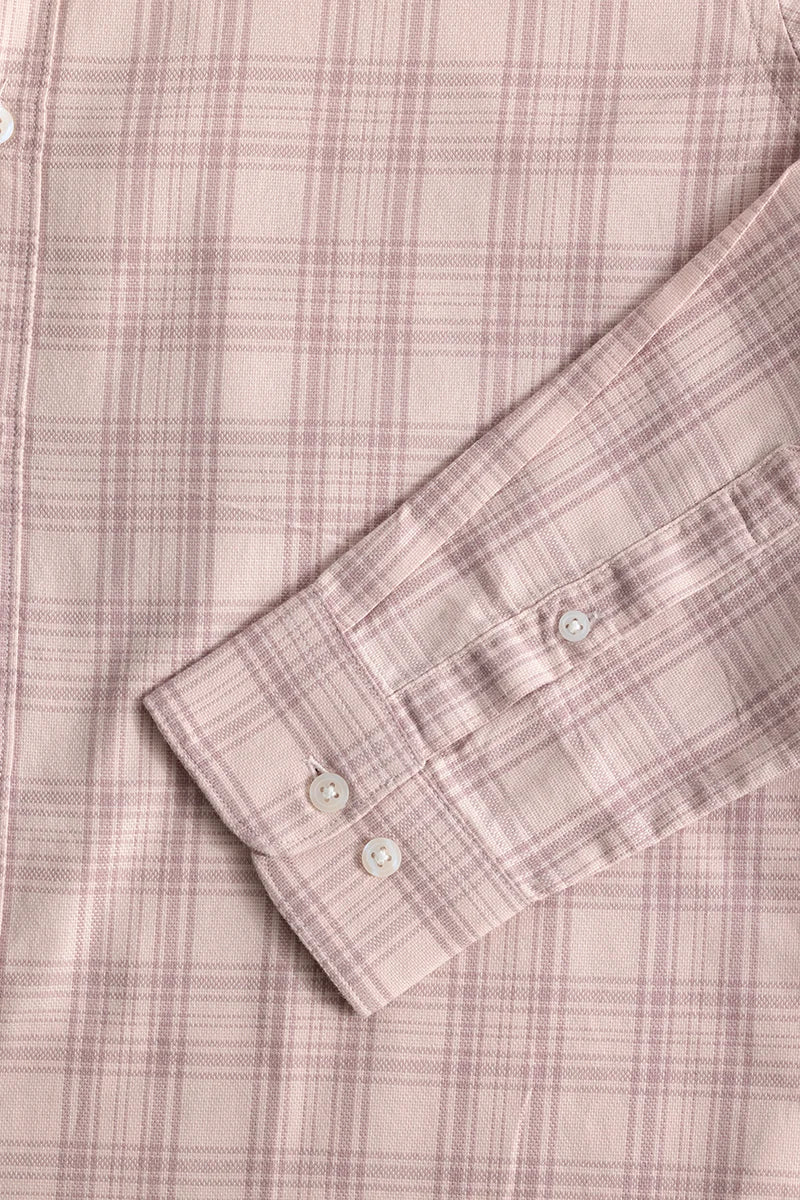 Kjell Light Pink Checks Shirts