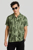 Light Green Cuban Abstract Shirt