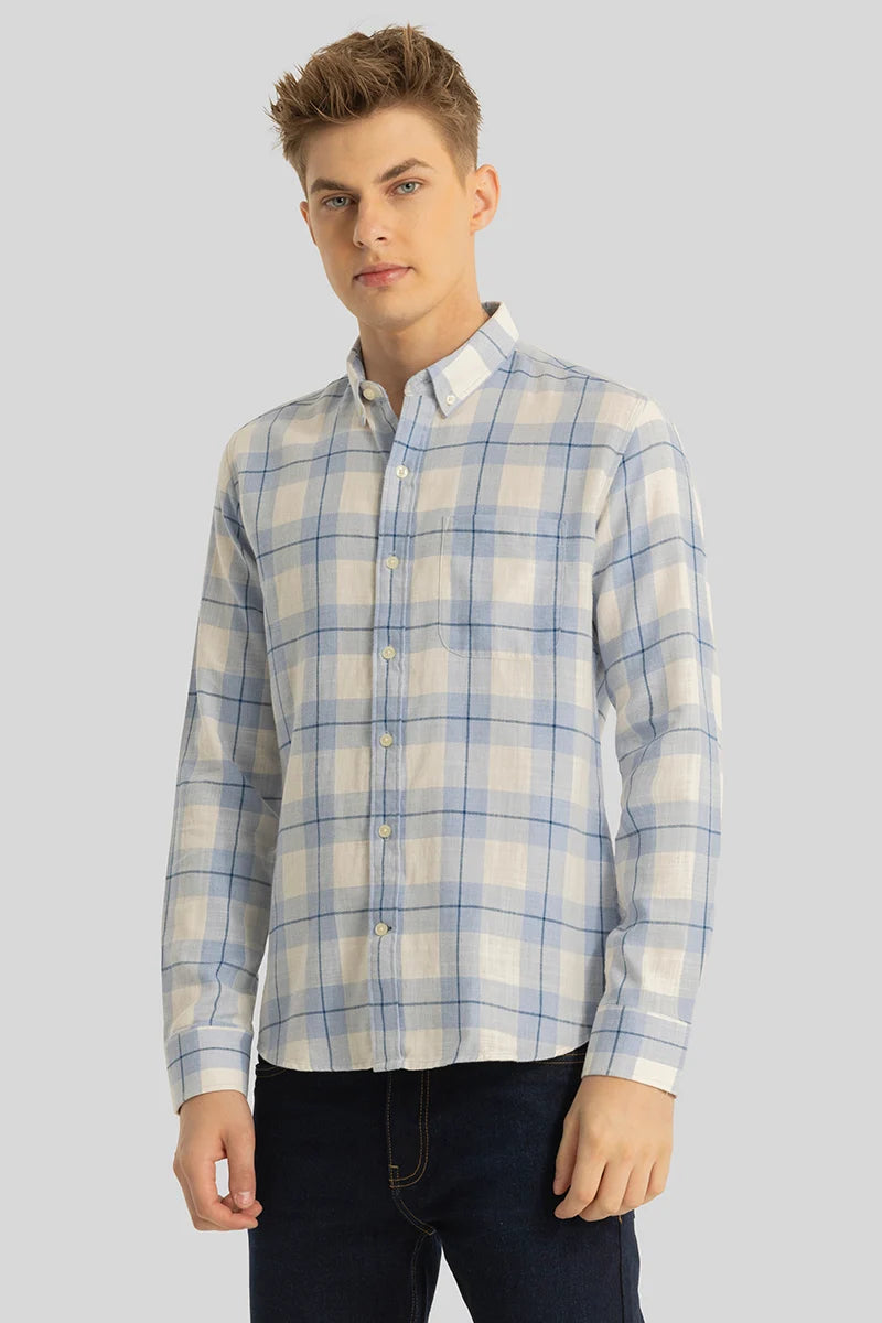 Prism Blue Checks Shirt