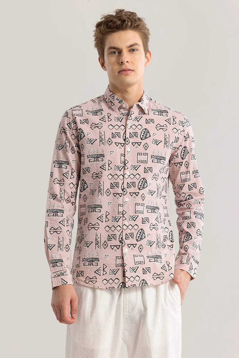 Arti Pink Geometric Shirt