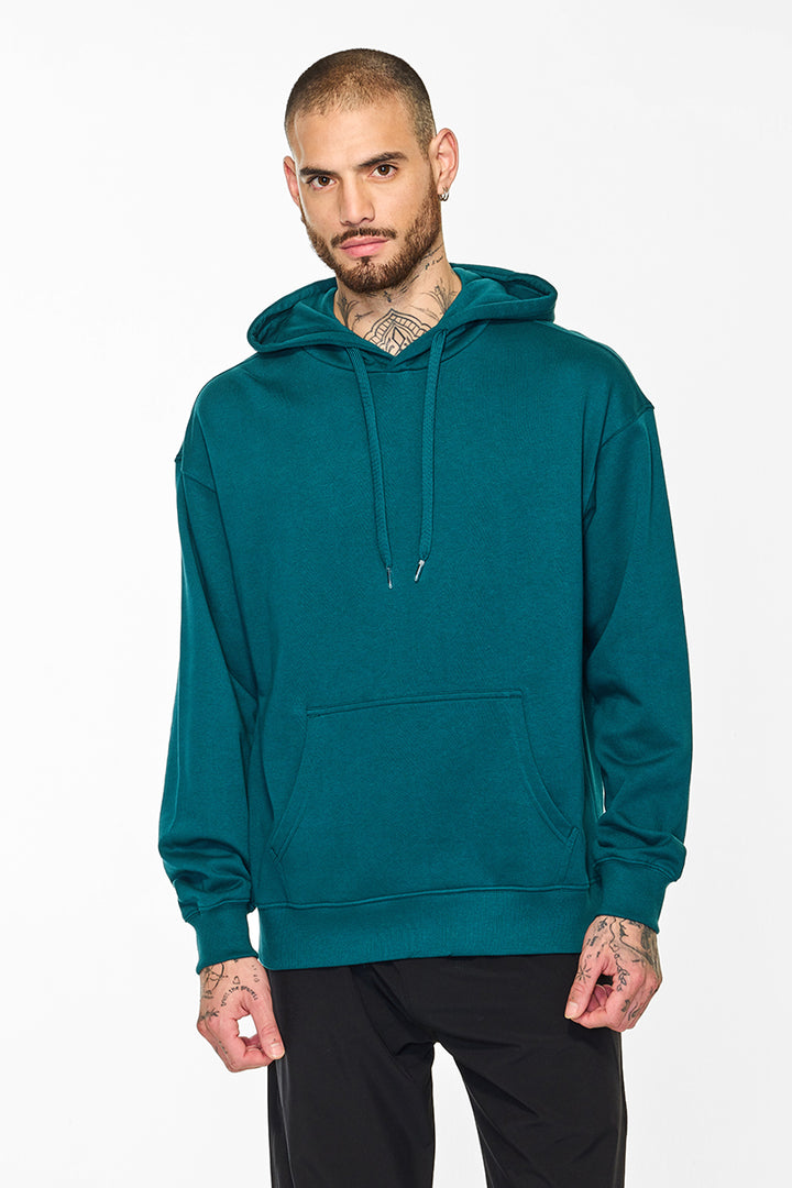 Core Lab Teal Solid Hoodie