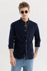 Shirtolo Plain Navy Shirt