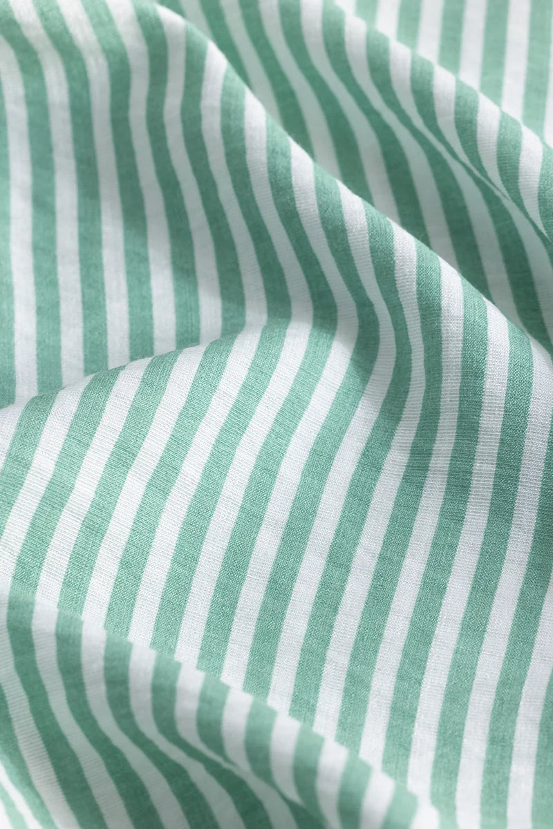 Stripehaven Green Stripe Shirt