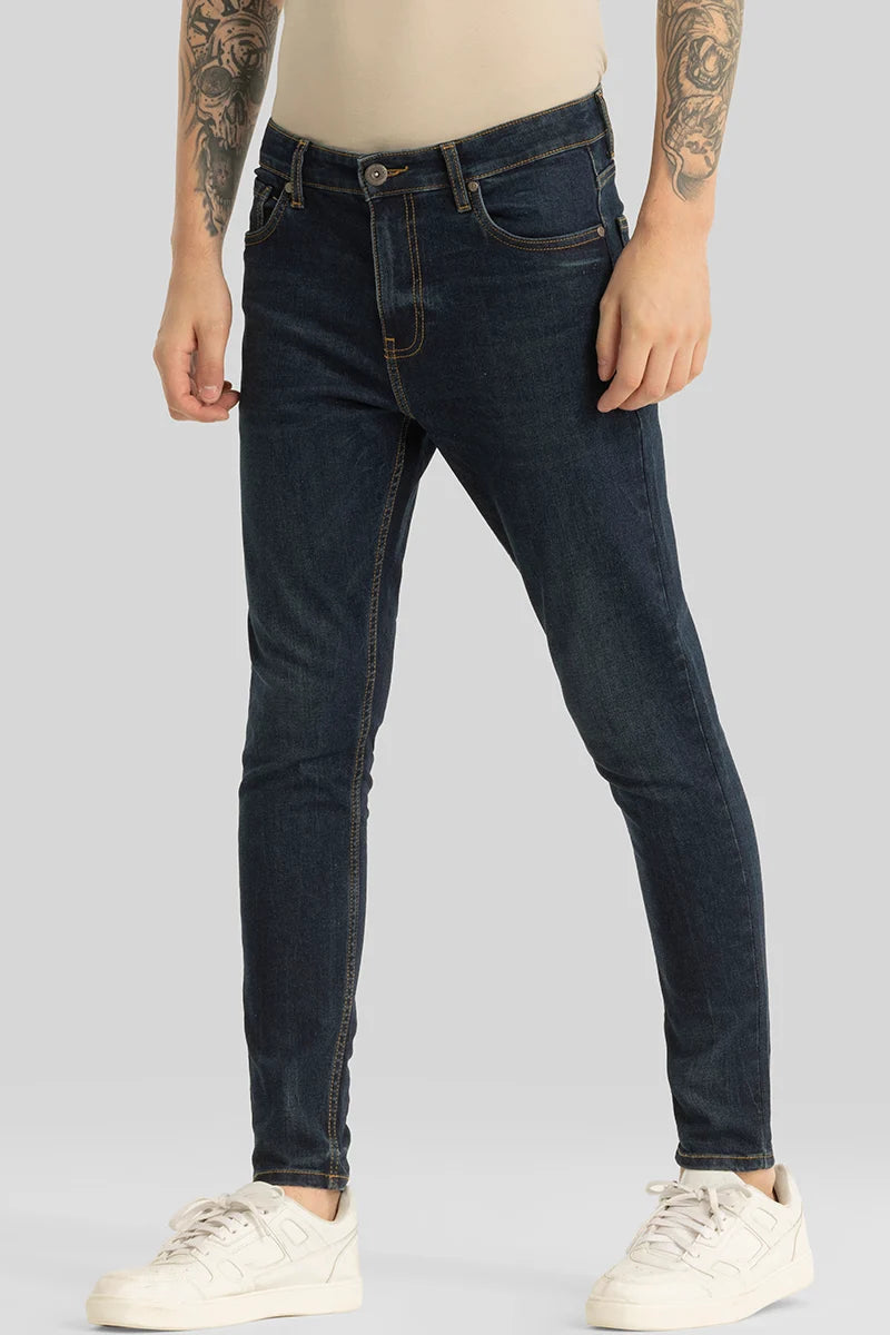 Delphine Navy Skinny Fit Jeans