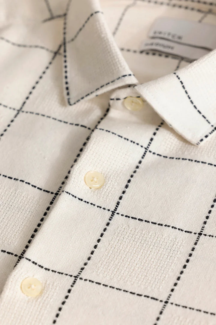 Trygve Checkered White Shirt