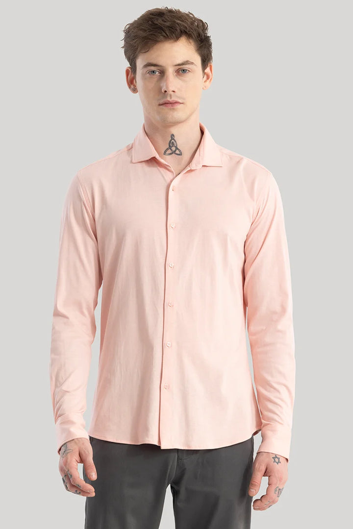 Ulrik Pink Plain Shirt