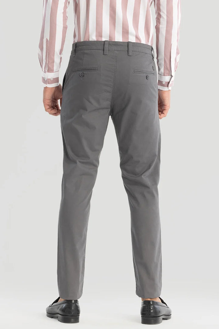 Charcoal Grey Slim Fit Chinos