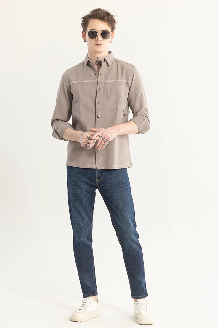 Denimite Beige Shirt