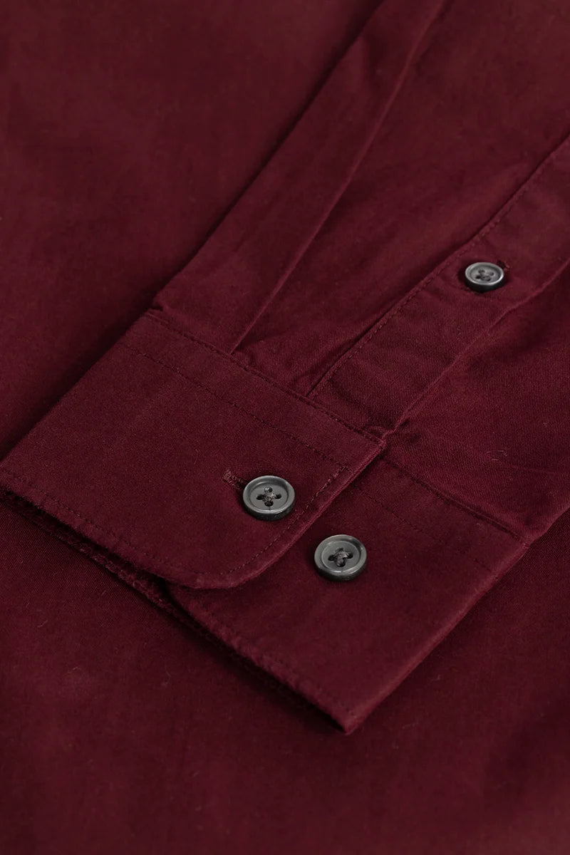 Shirtique Maroon Shirt