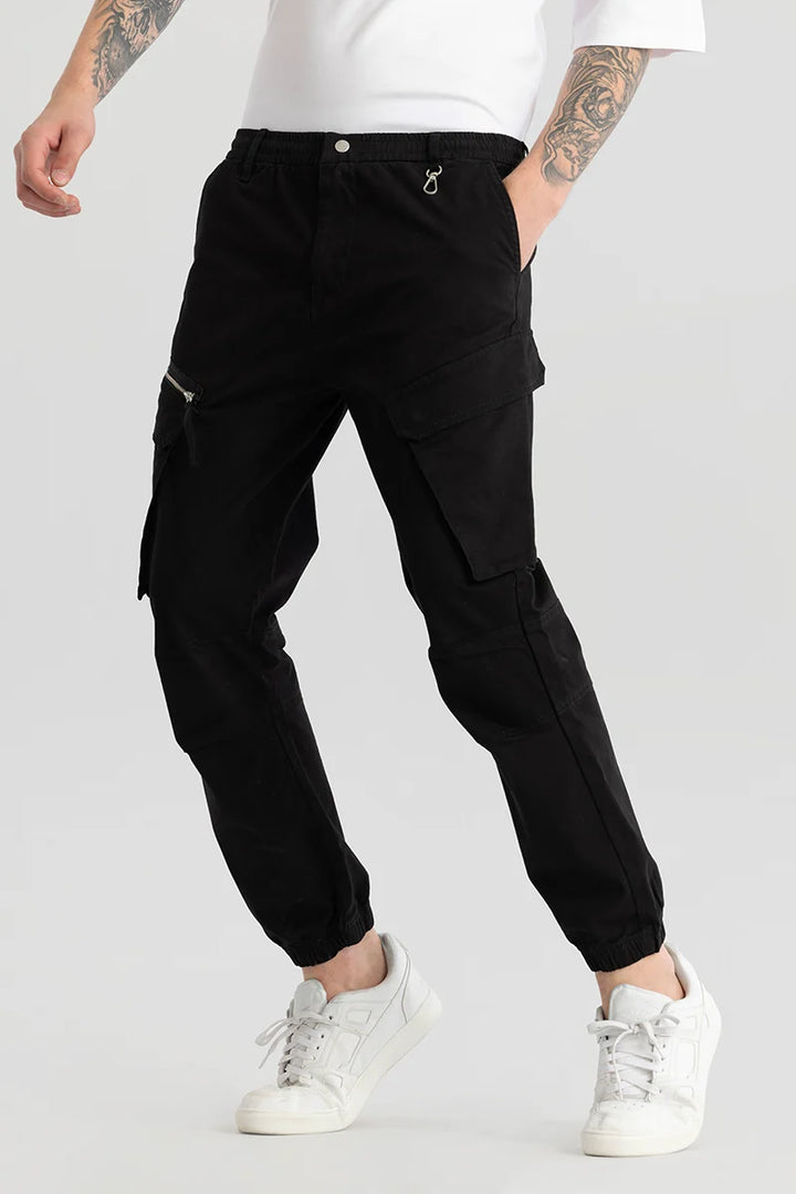 Thibaut Black Relaxed Fit Cargo Pant