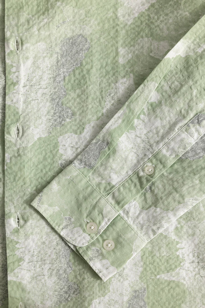 Leaflux Abstract Green Shirt