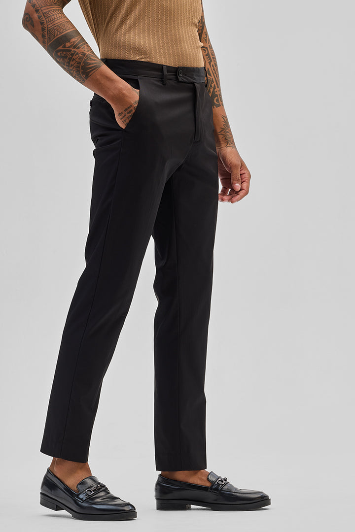 Black Slim Fit Chinos