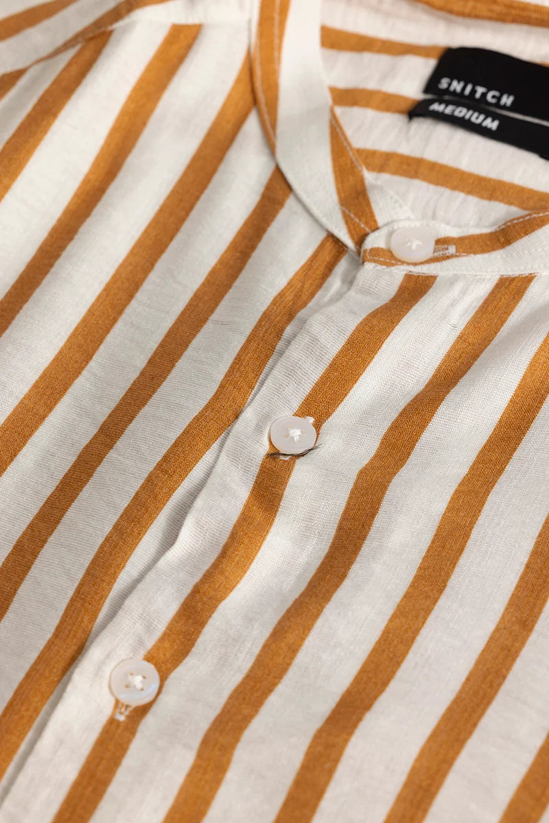 Nautistripe Mustard Stripe Shirt