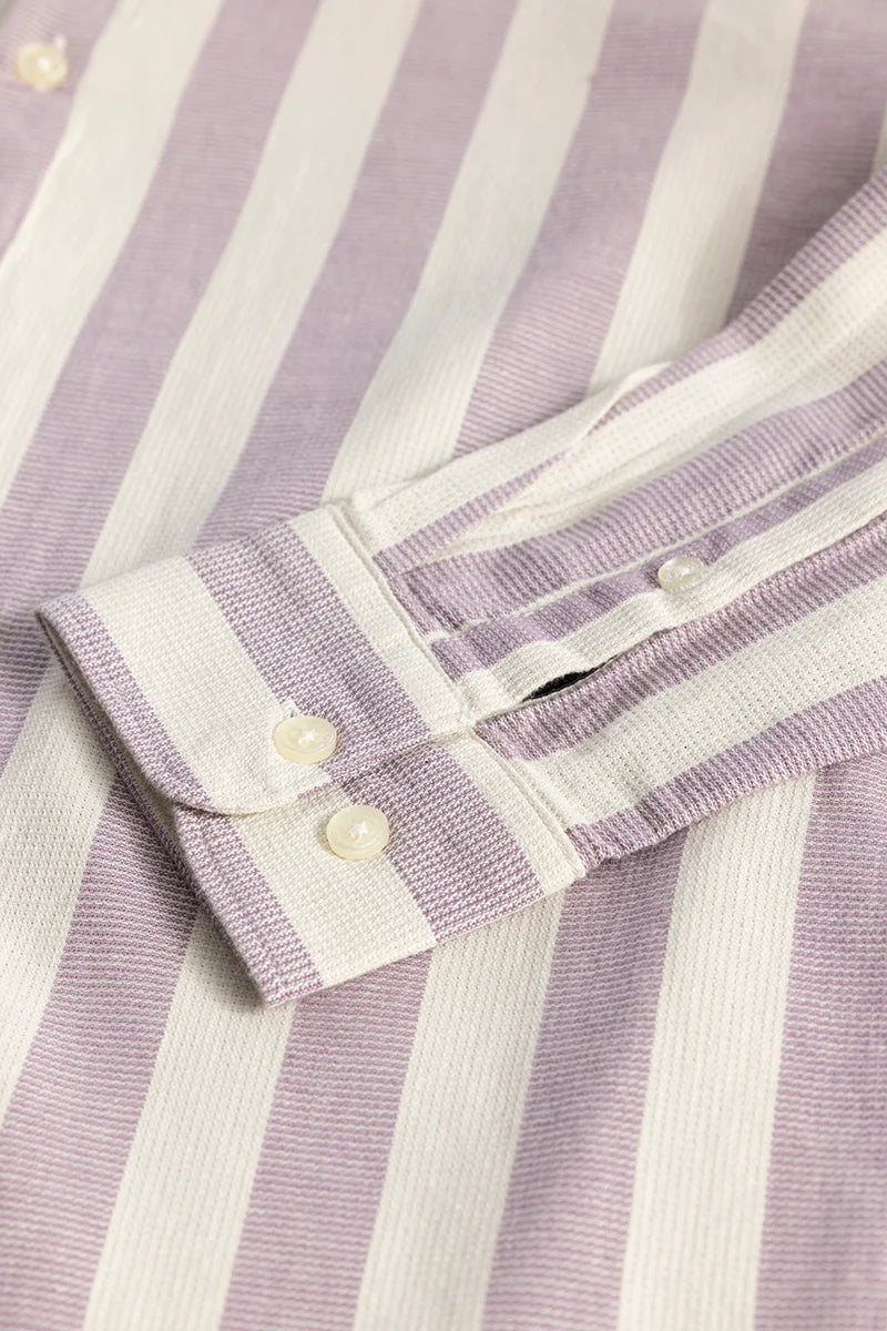 Aurora Lavender Stripe Shirt