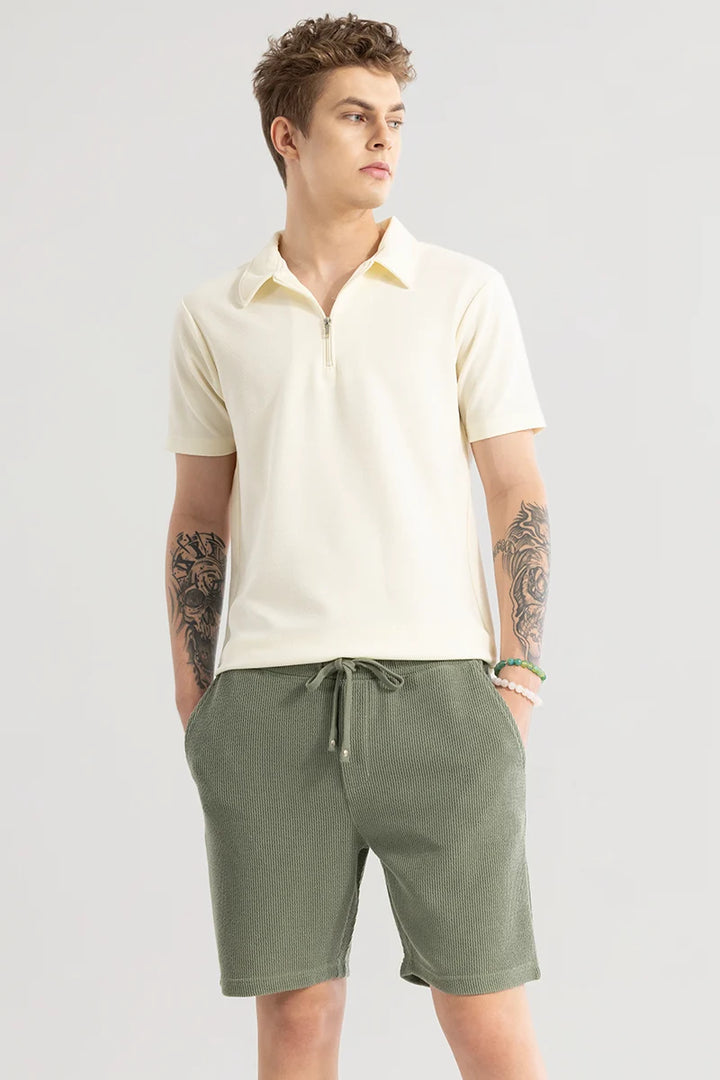 Tectoneer Olive Regular Fit Shorts