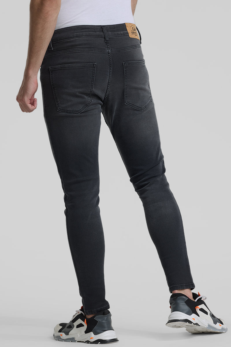 Charcoal Grey Skinny Fit Jeans