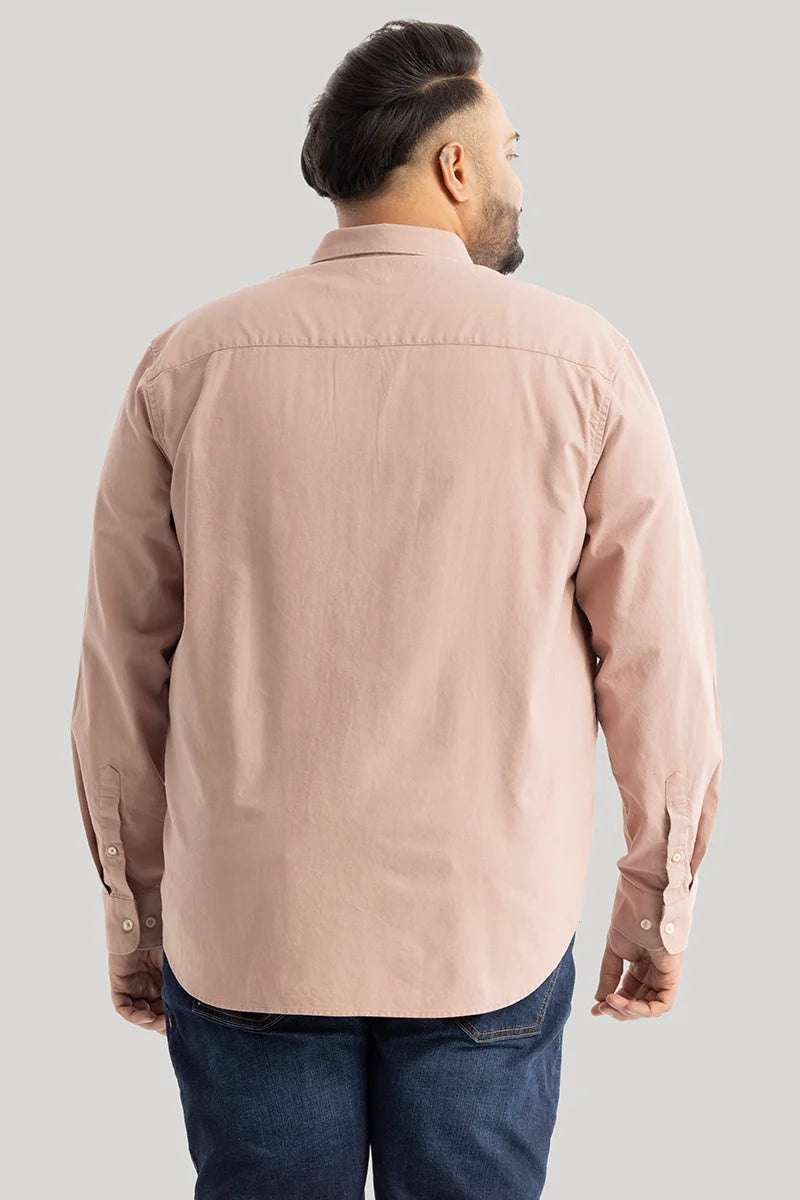 Lucia Peach Plain Shirts