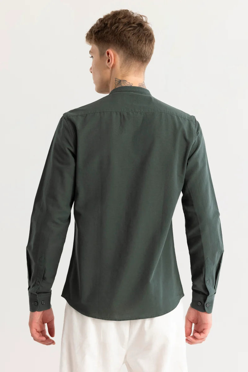 Viggo Plain Green Shirt