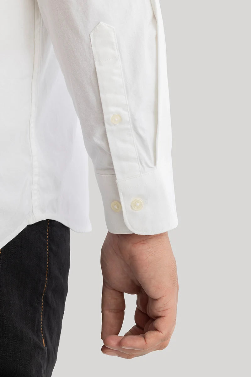 Lucia White Plain Shirts