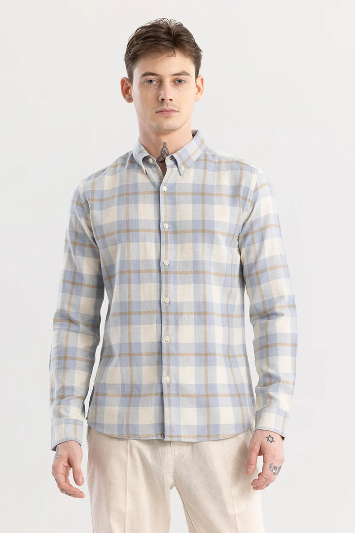 Dreamweaver Blue Check Shirt