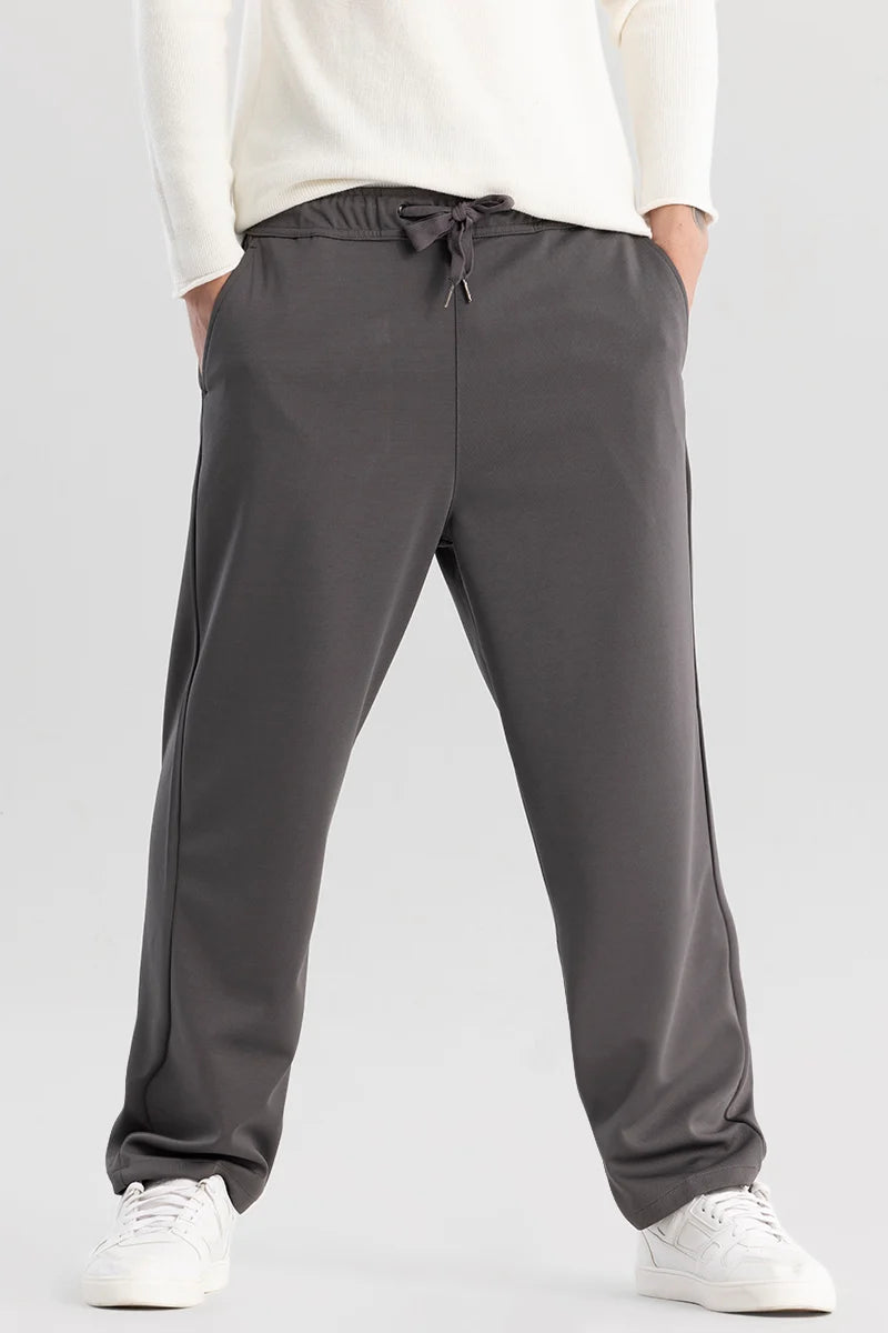 StrideFlex Grey Korean Trousers