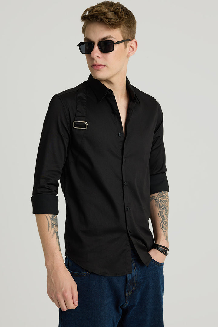 Black Buckle Shirt