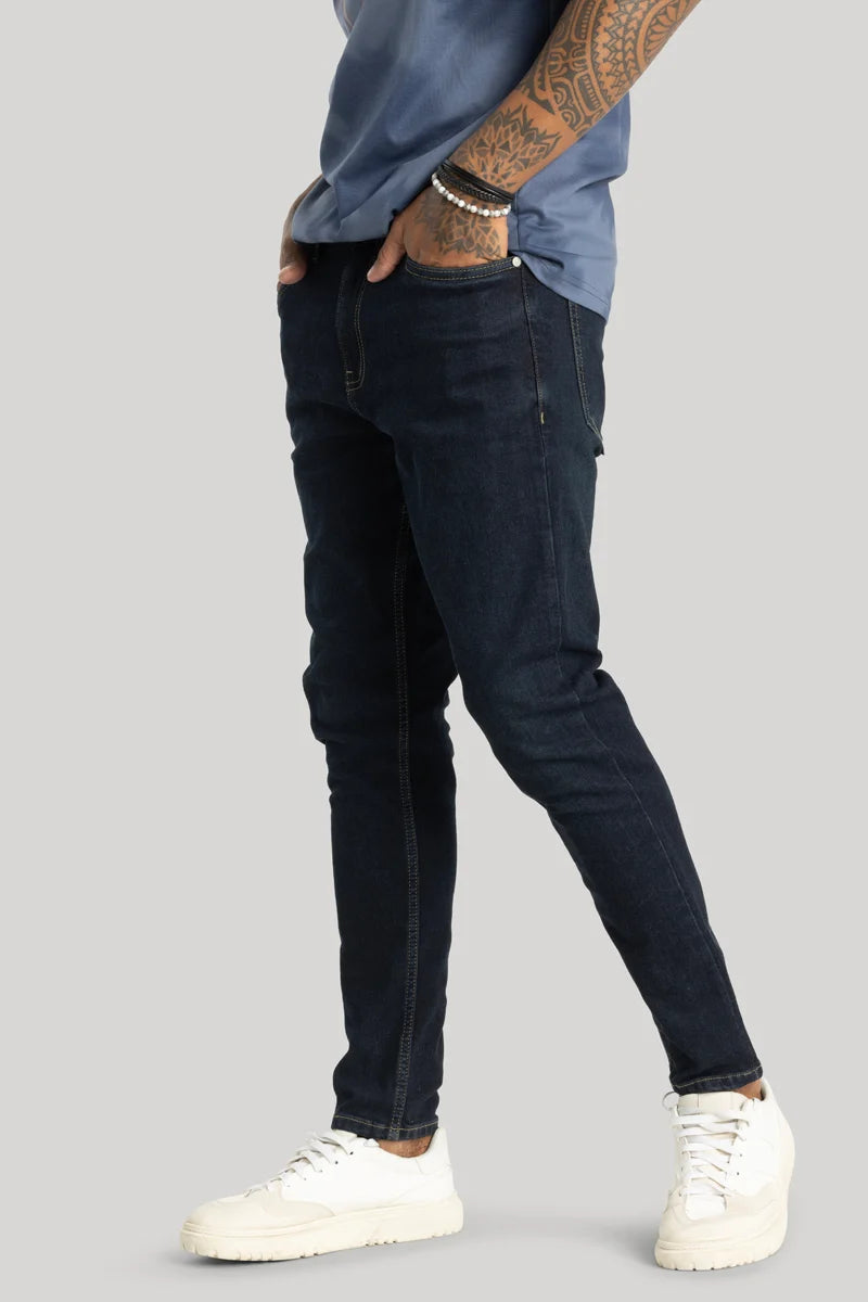 Vito Navy Skinny Fit Jeans