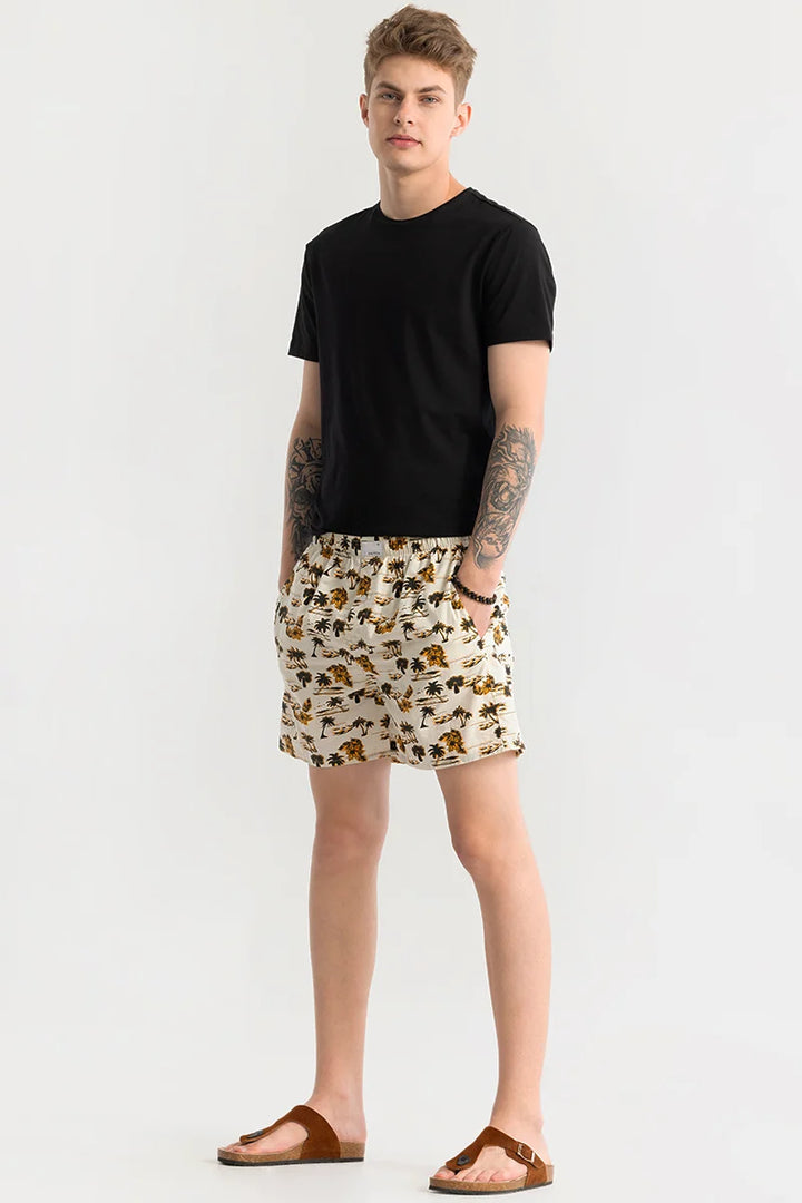 Eivind Beachy Cream Boxer