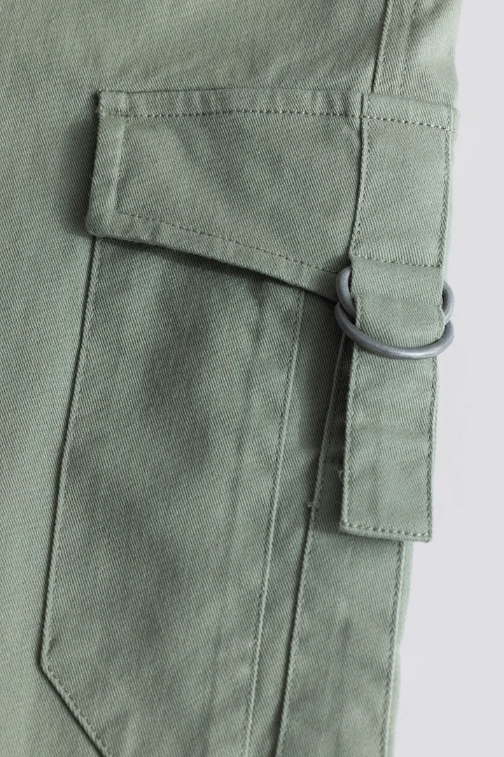 Noemi Sage Green Cargo Pant