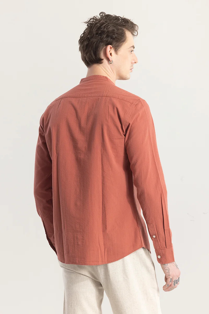 Rustique Coral Orange Shirt